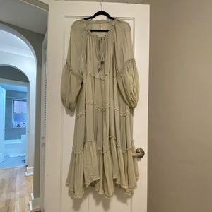 Flowy green/mint light thin dress